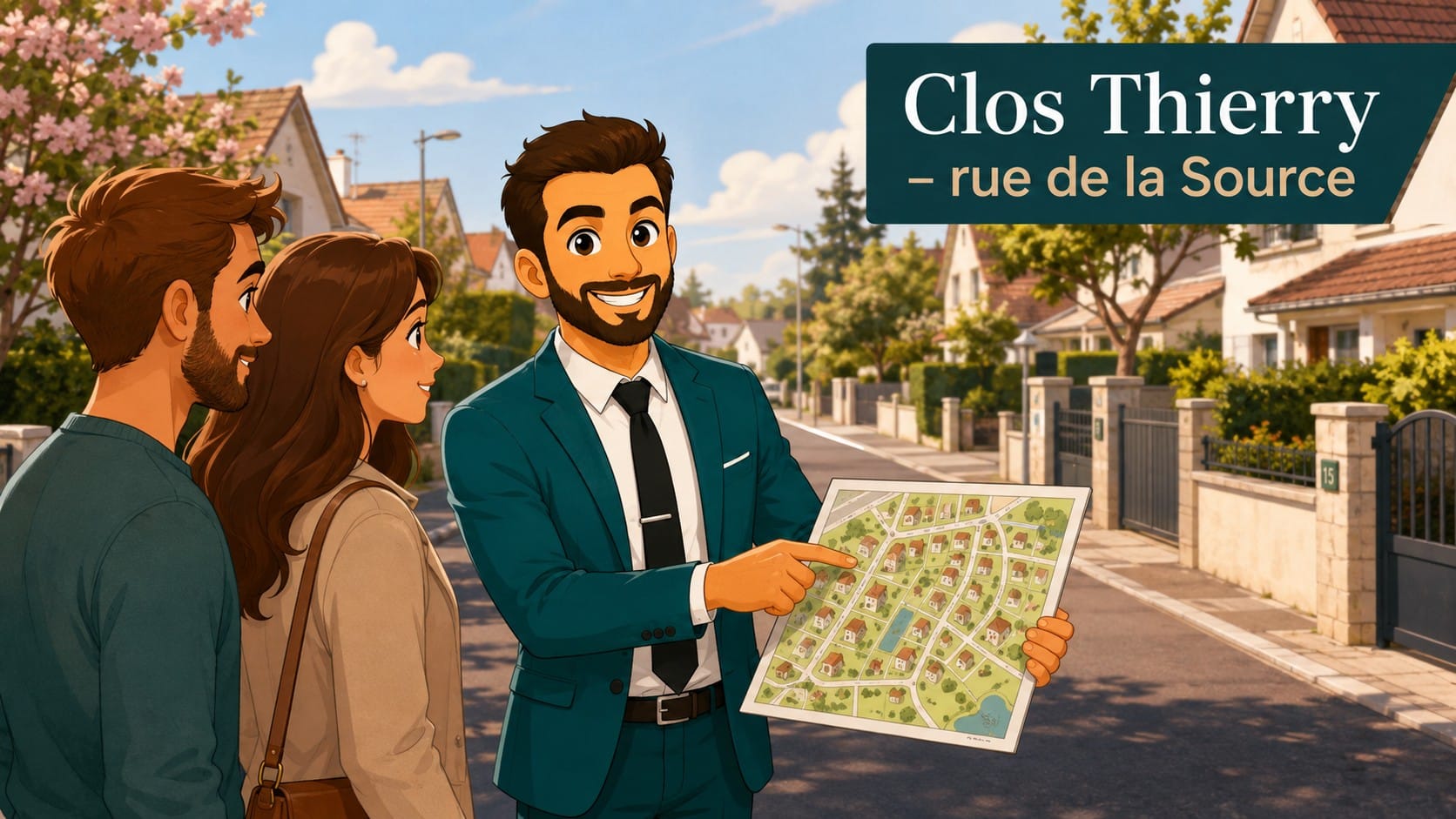 Habitat du micro-secteur Clos Thierry, rue de la Source