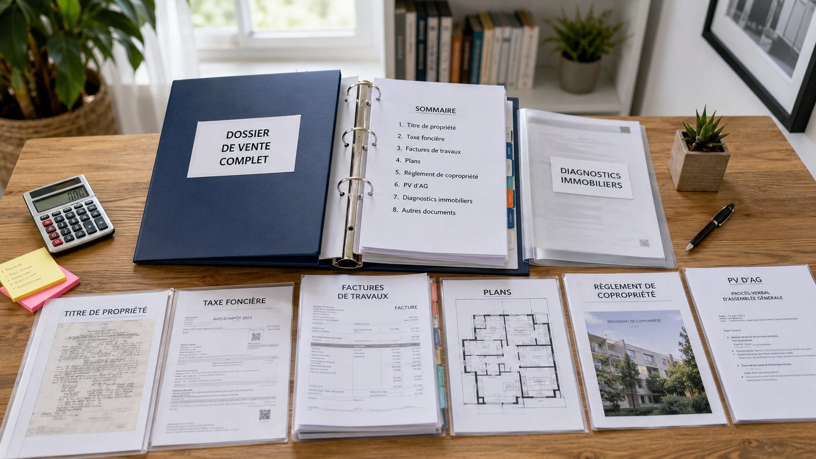 Dossier de vente complet avec documents et diagnostics immobiliers obligatoires pour vendre à Longpont-sur-Orge